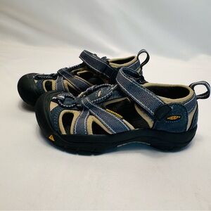Keen Unisex Kids Venice H2 Hiking Sport Sandals‎ Blue Black Outdoor Size 12